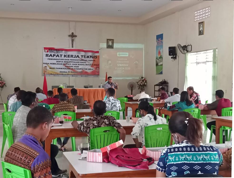 Hadapi Pungut Hitung, Bawaslu Belu Gelar Rakernis Untuk Panwascam