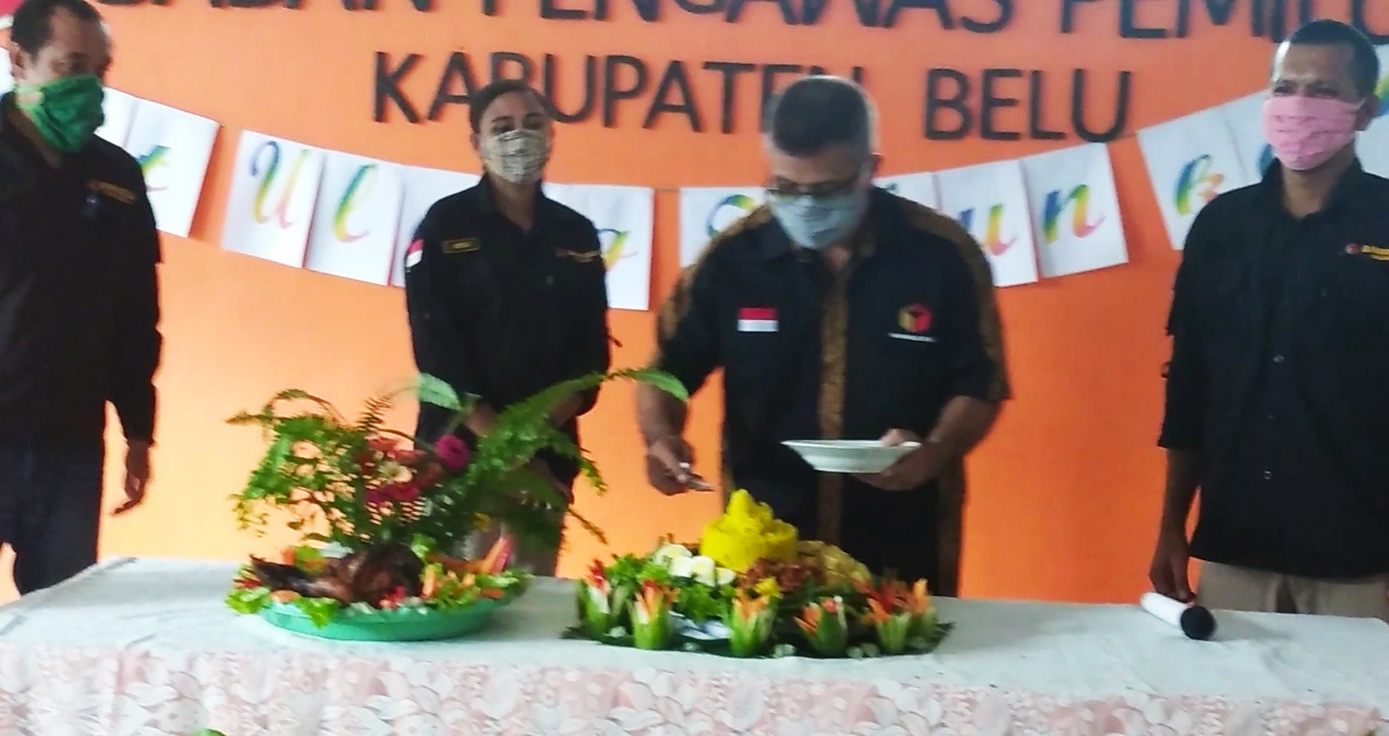 Bawaslu Belu Rayakan  HUT Bawaslu RI Ke-12