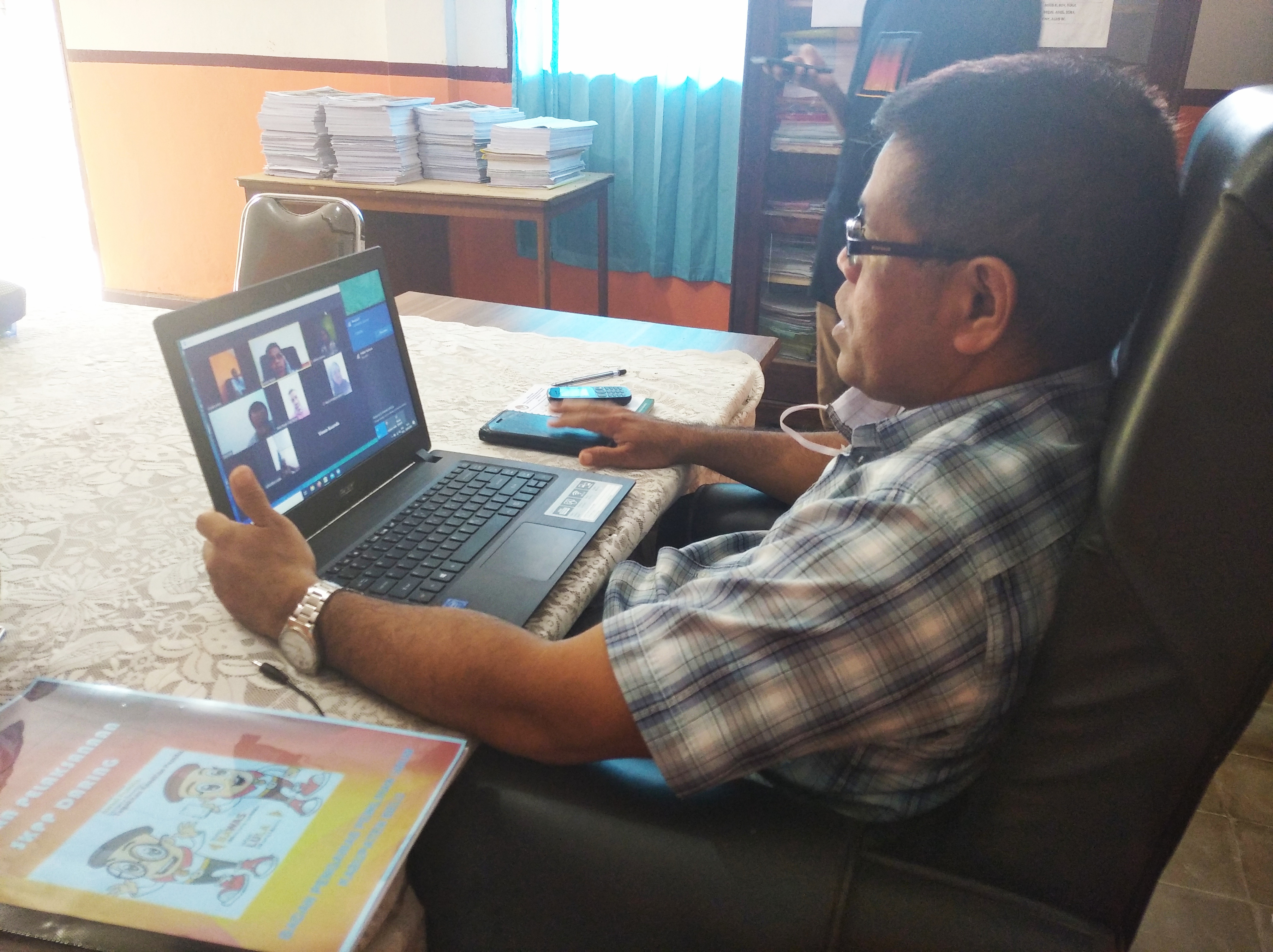 Bawaslu Belu Gelar Diskusi Daring Bersama Calon Peserta SKPP Daring