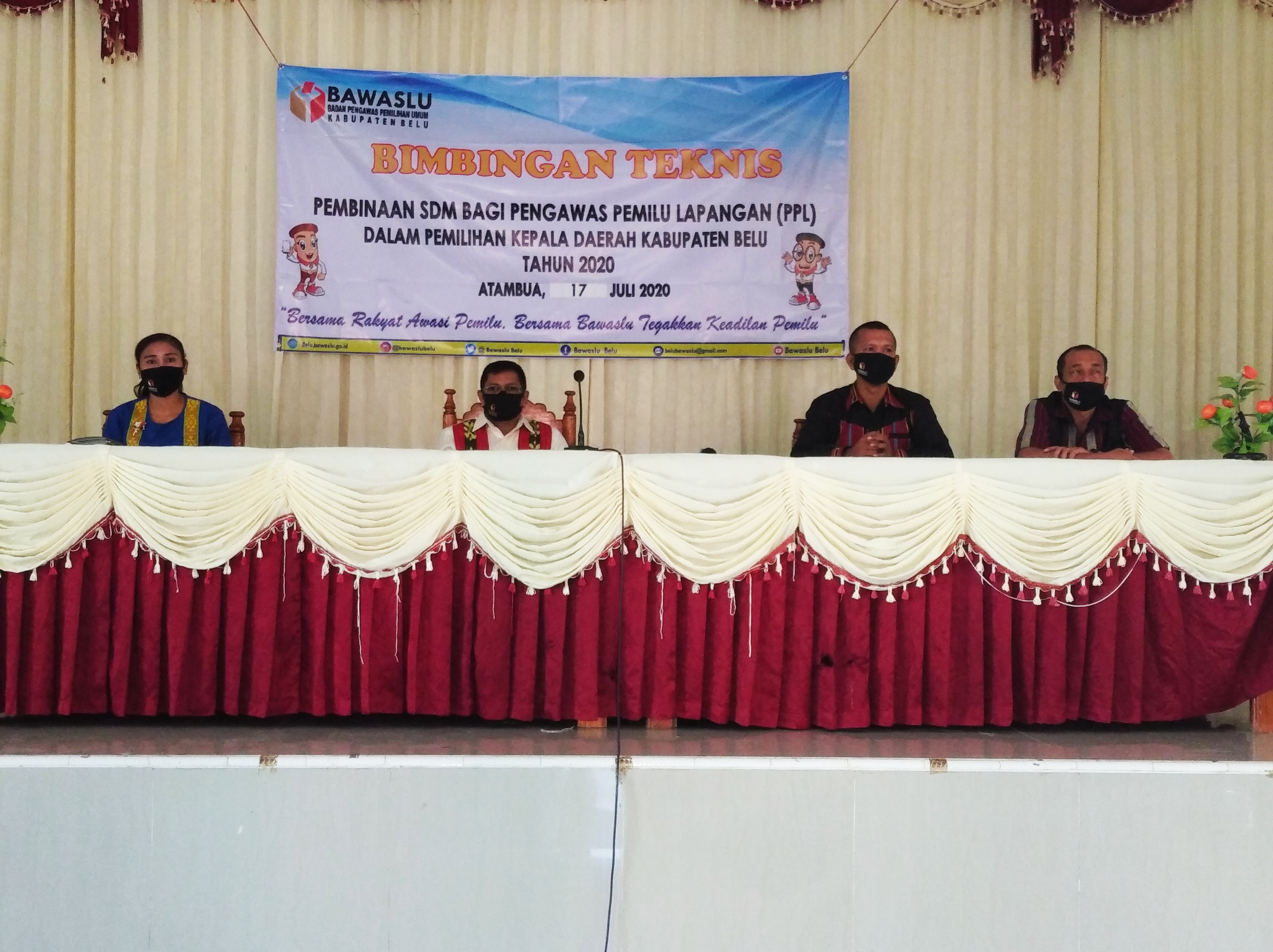 Saat Coklit : Bawaslu Belu Gelar Bimtek bagi PKD