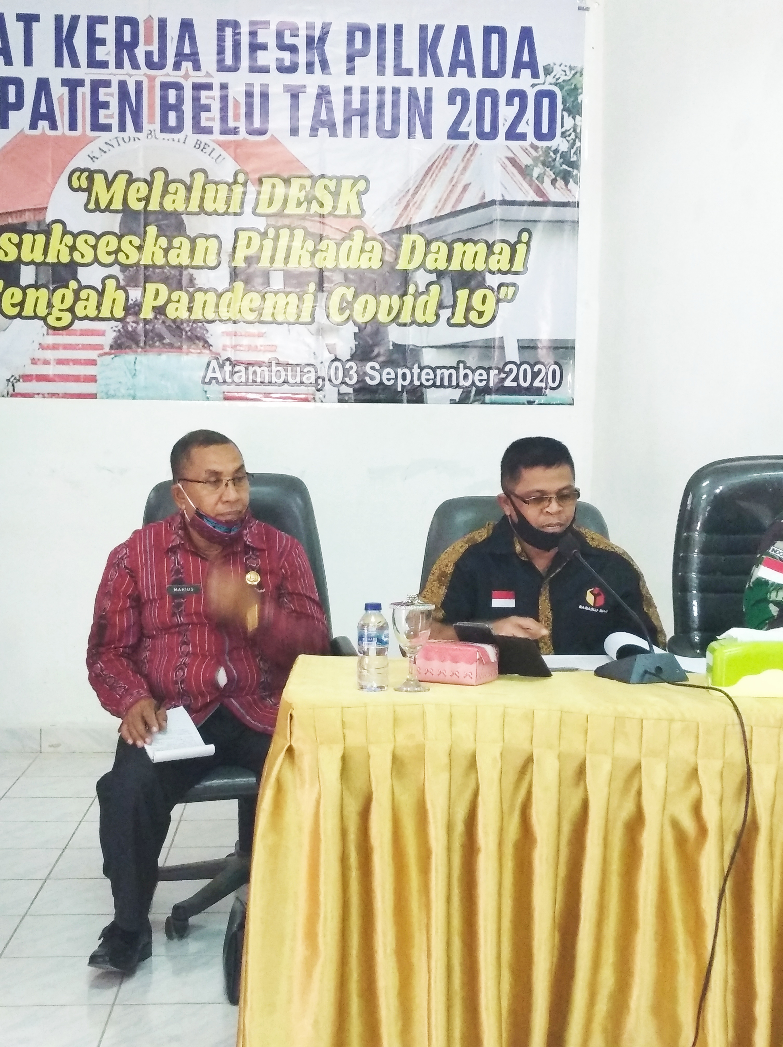 Raker Desk Pilkada, Ketua Bawaslu Sosialisasi Netralitas ASN