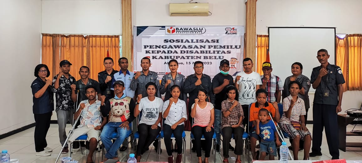Bawaslu Belu Ajak Kaum Difabel untuk Ikut Awasi Pemilu