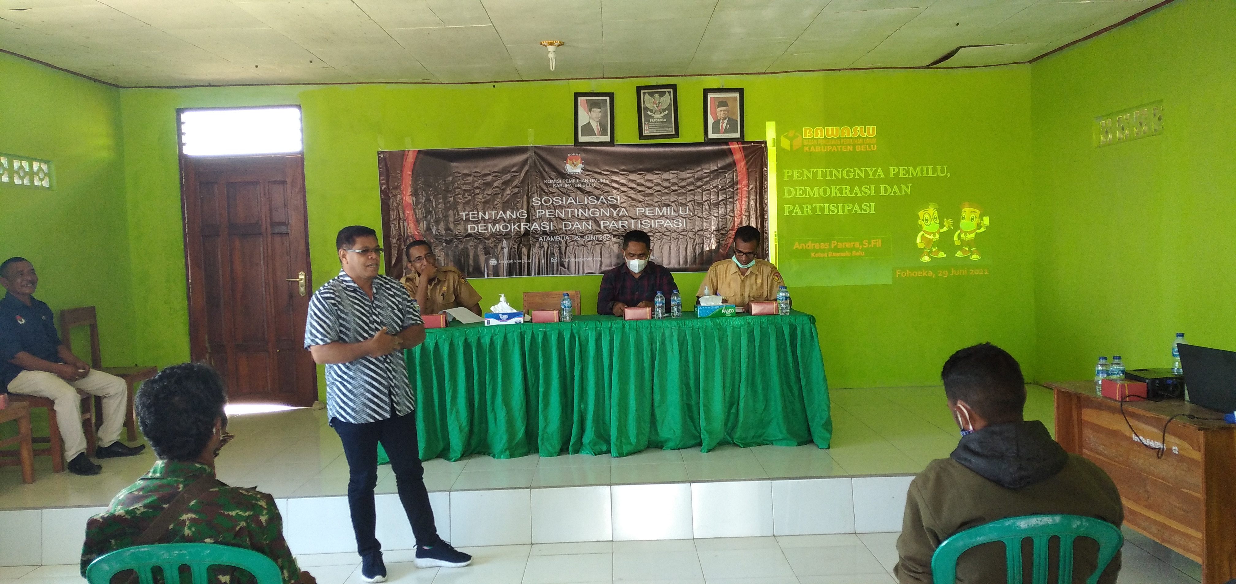 Hadiri Sosialisasi Partisipasi Pemilu di Nanaet Duabesi, Ketua Bawaslu Belu : â€œYang Berdaulat Adalah Rakyatâ€