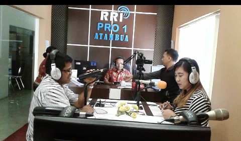 BAWASLU-KPU-RRI ATAMBUA SOSIALISASI TAHAPAN PILKADA 2020