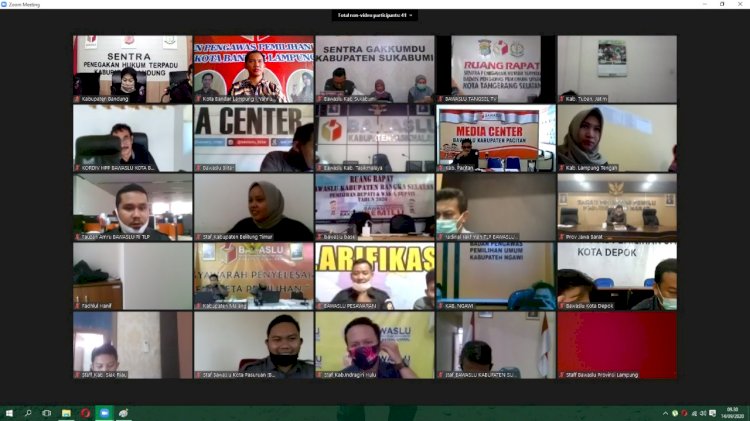 Kordiv HP3S Ikut Rakernis Lewat Zoom Meeting