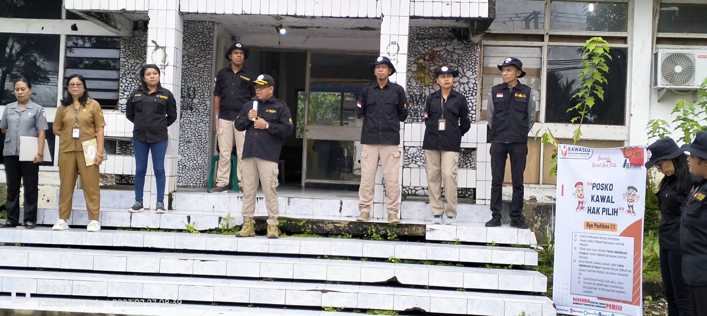 Bawaslu Belu Pastikan Hak Pilih Rakyat Belu Tidak Hilang
