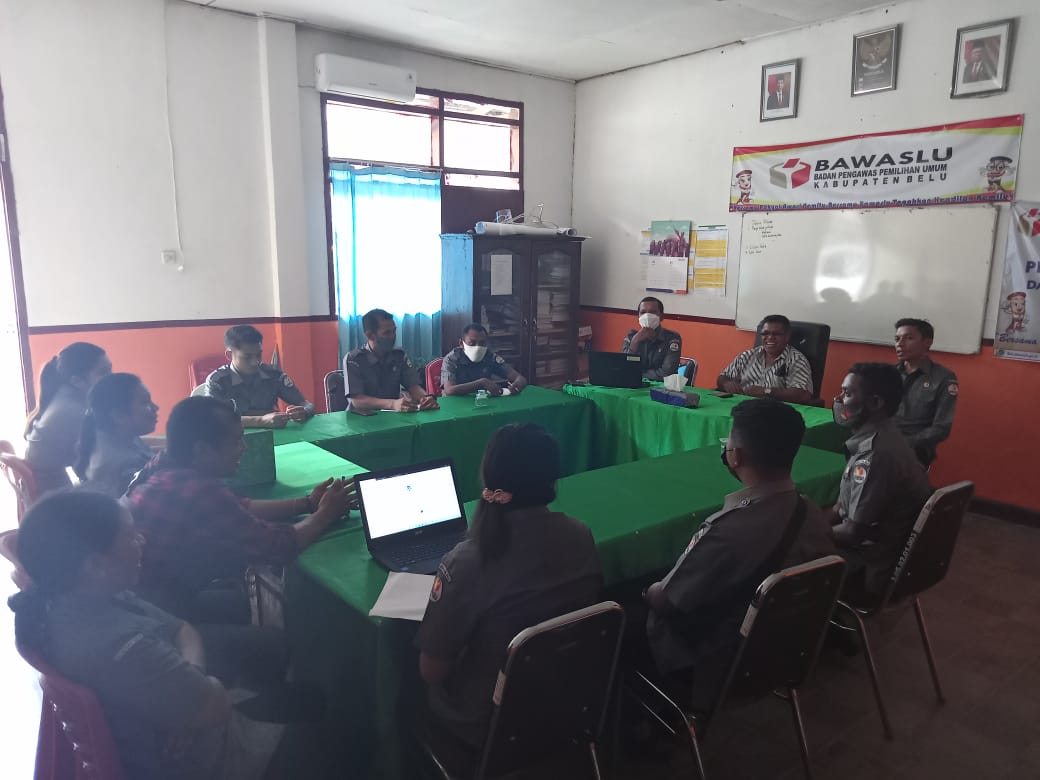 Bawaslu Belu Gelar Rapat Evaluasi Penanganan Pelanggaran