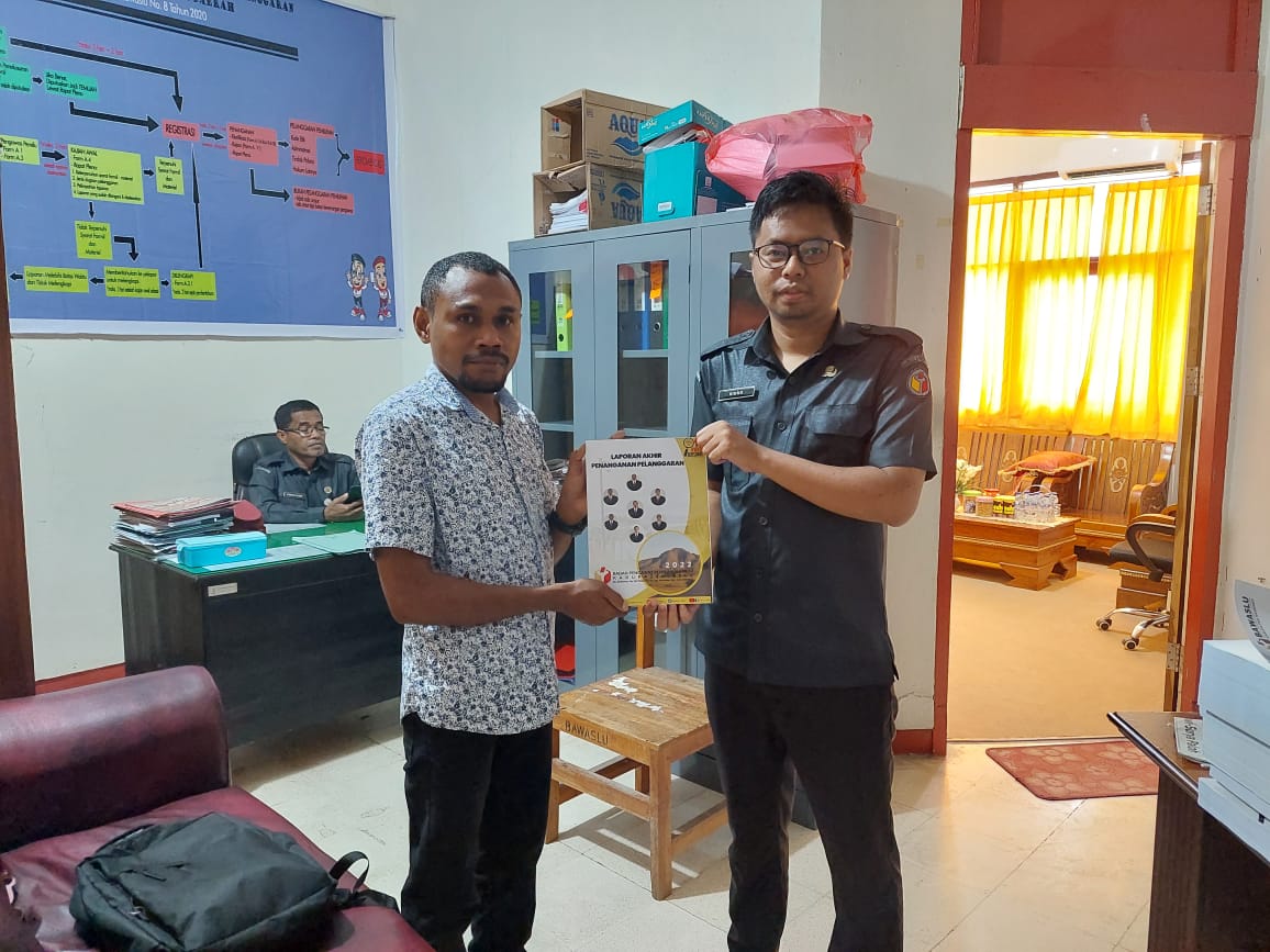 Bawaslu Belu Telah Menyerahkan Laporan Akhir Penanganan Pelanggaran 2022