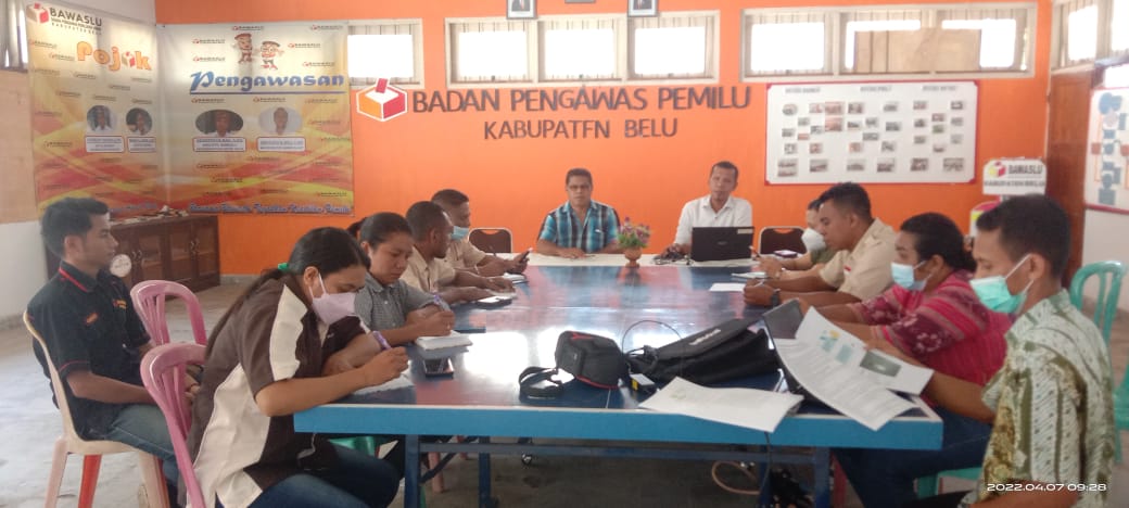 Bawaslu Belu Isi LKIK SOP AP Penanganan Pelanggaran Pemilu