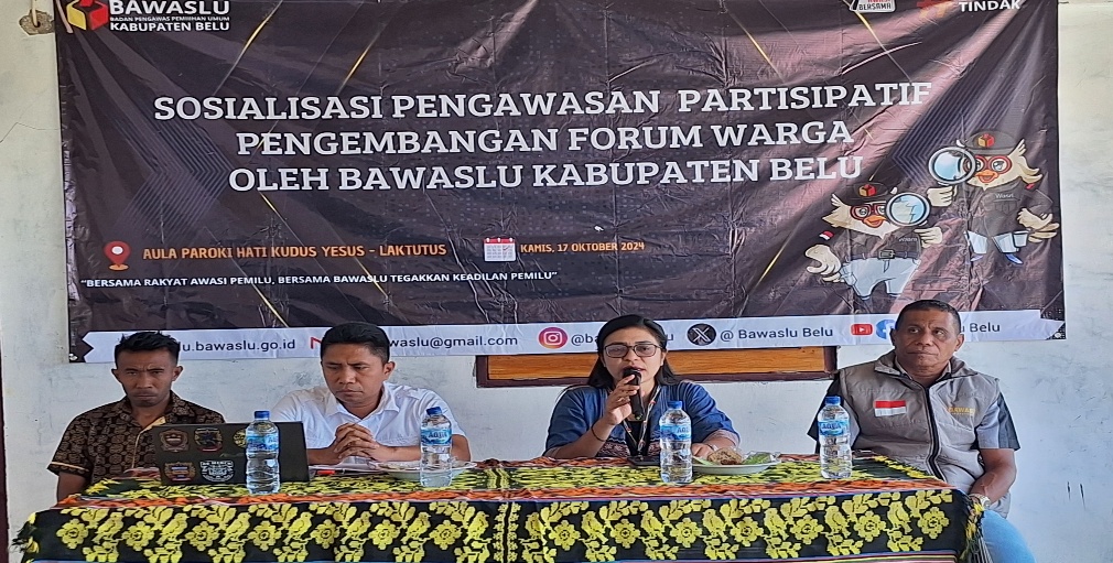 Jelang Pilkada 2024, Bawaslu Belu Gelar Forum Warga di Batas Negara RI – RDTL
