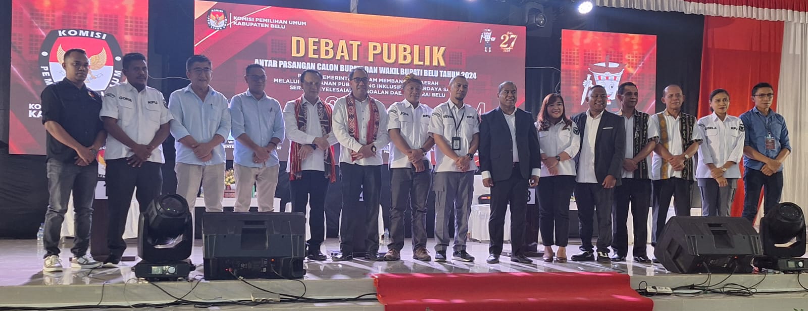 Bawaslu Belu Awasi Debat Publik II Calon Bupati dan Wakil Bupati Belu