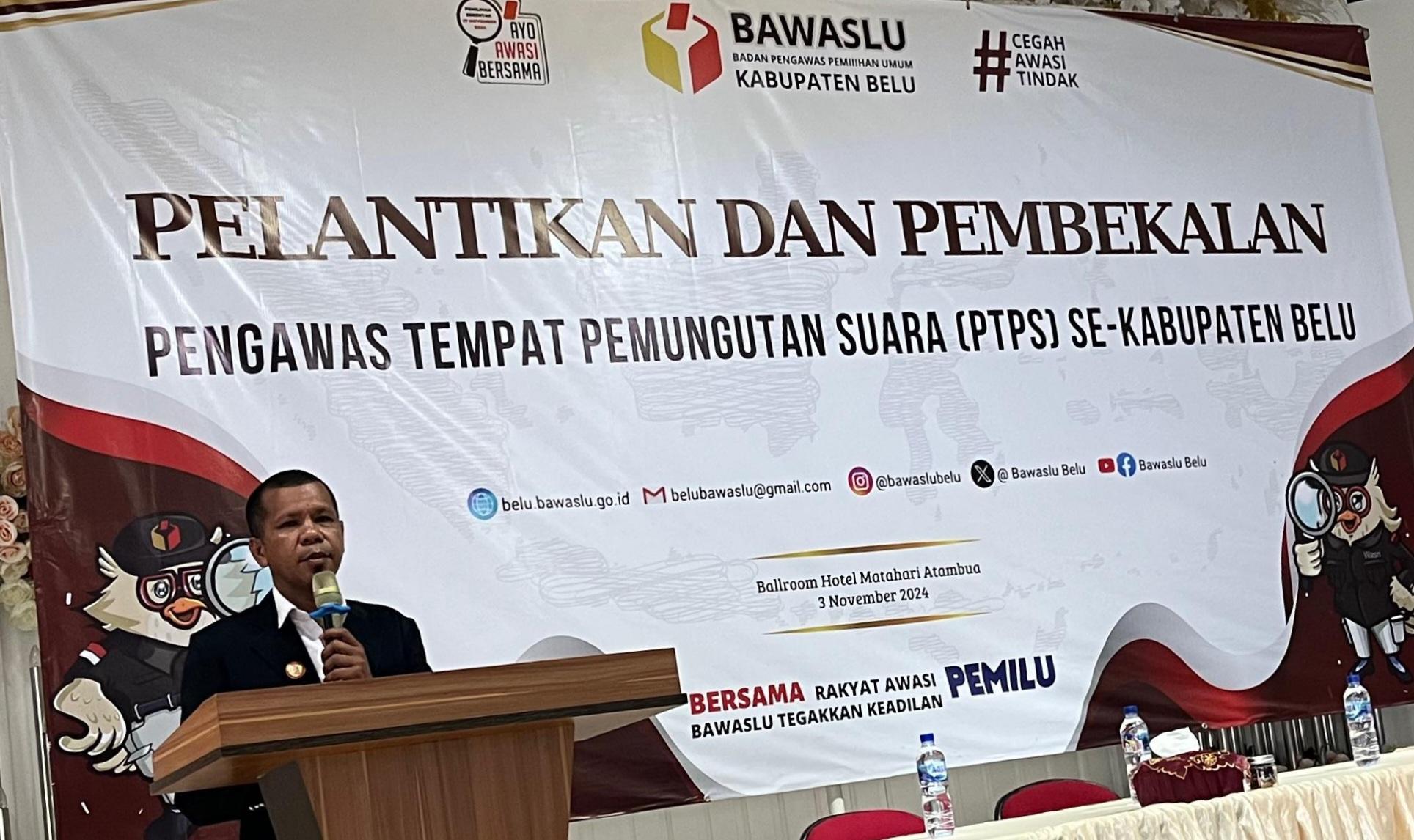 374 Anggota PTPS untuk Pilkada Belu Resmi Dilantik Hari Ini