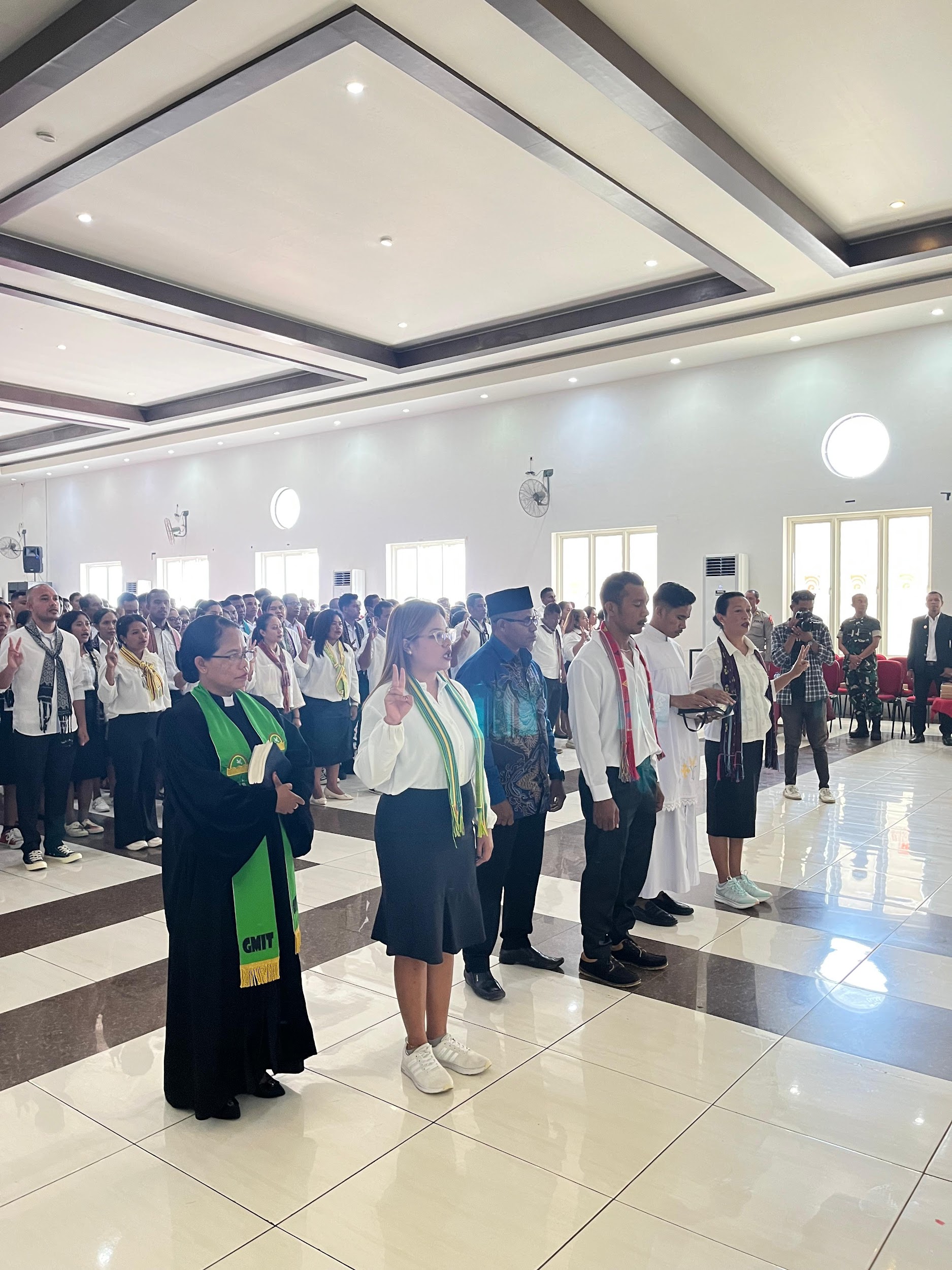 Ketua Panwascam se-Kabupaten Belu Melantik 374 Anggota PTPS untuk Pemilu yang Bersih dan Berintegritas