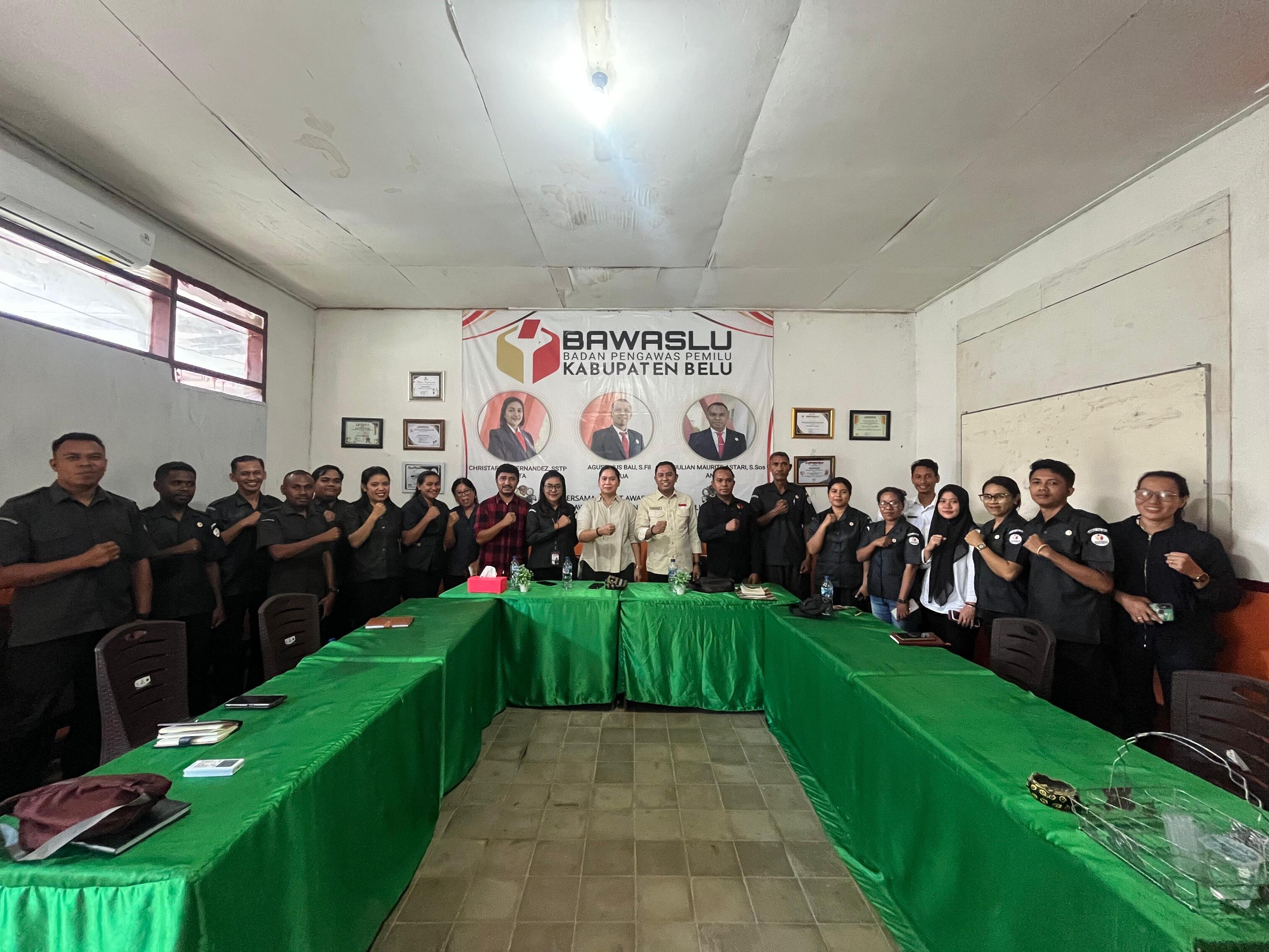 Bawaslu NTT Tinjau Kinerja Bawaslu Belu: Fokus pada Pencegahan, Data Pemilih Akurat, dan Transparansi Humas