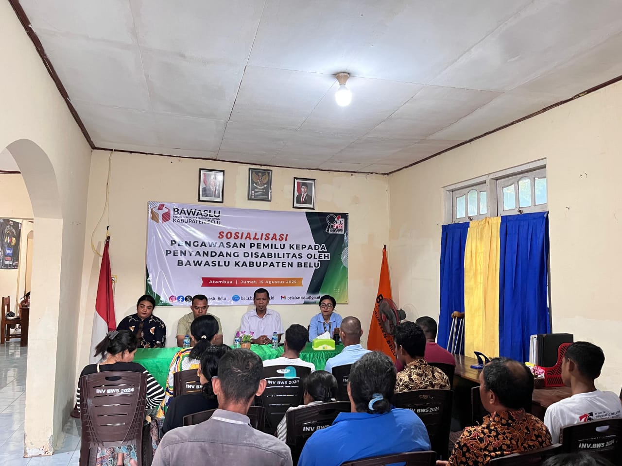 Bawaslu Kabupaten Belu Gelar Sosialisasi Pengawasan Pemilu Bagi Penyandang Disabilitas