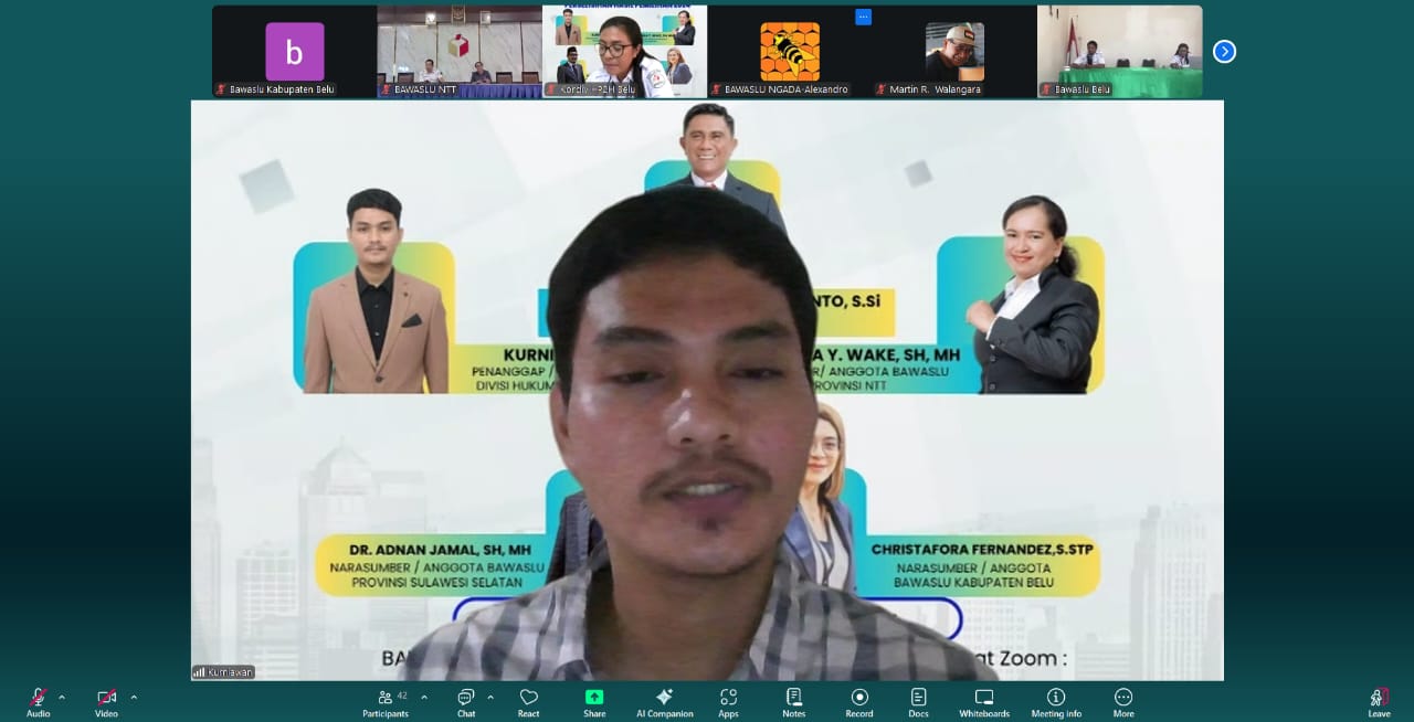 Penguatan Kapasitas Hukum Bawaslu se-NTT