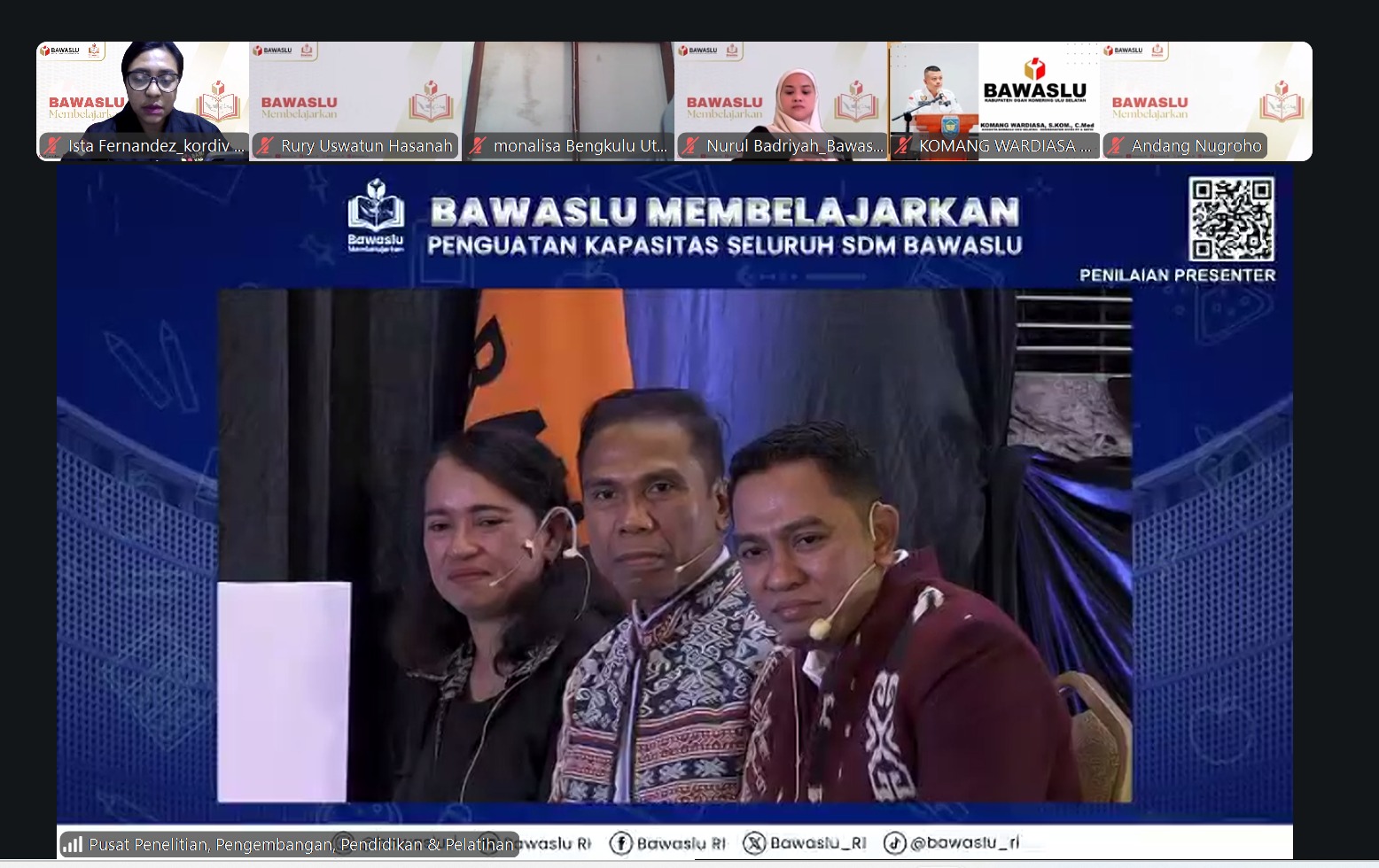 Bawaslu NTT Hadir Sebagai Narasumber Dalam Kegiatan Bawaslu Membelajarkan