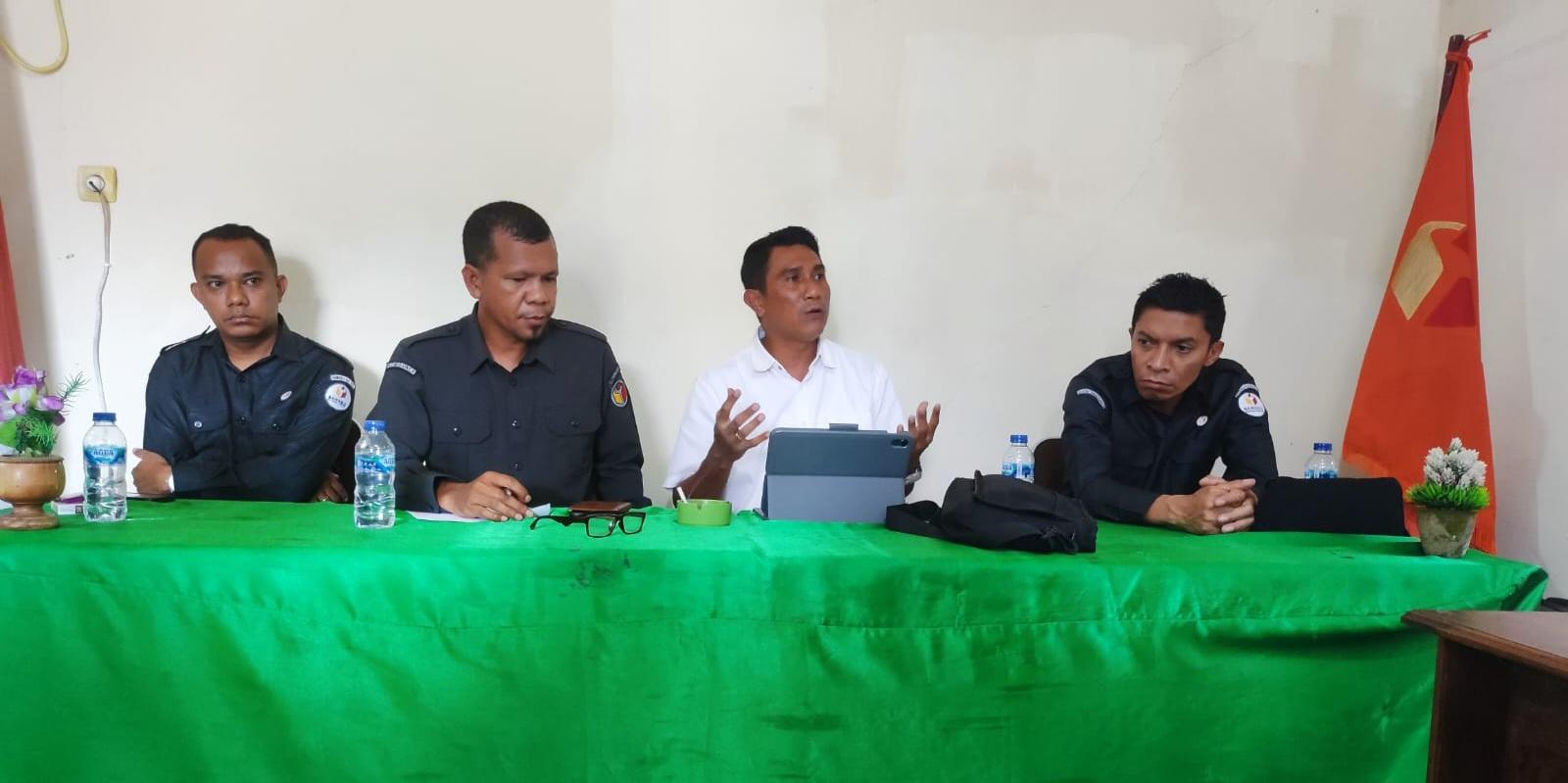 Jelang Natal dan Tahun Baru Ketua Bawaslu Provinsi NTT Kunjungi Bawaslu Kabupaten Belu