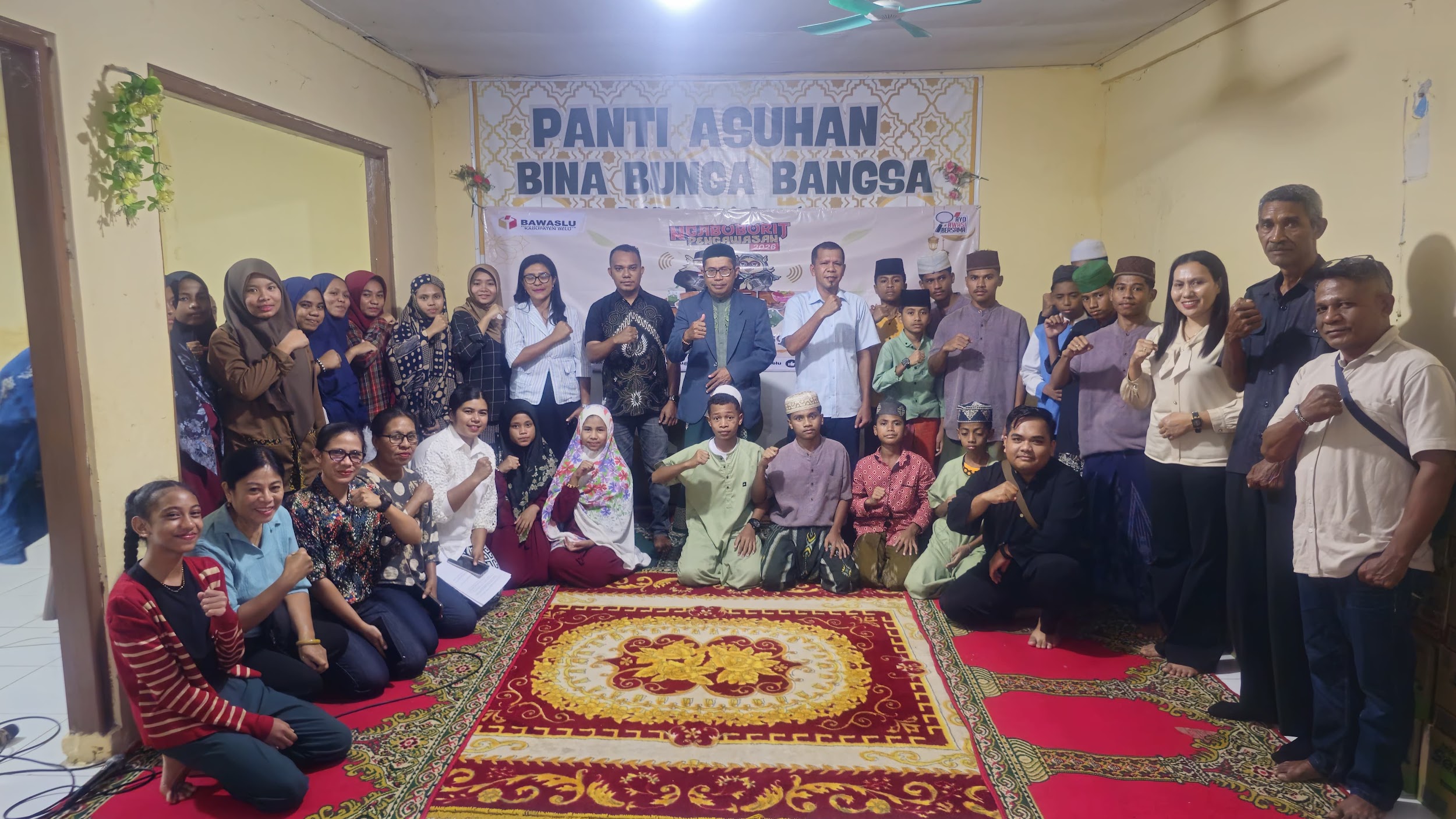 Bawaslu Belu Berbagi di Bulan Ramadan, Ngabuburit dan Buka Puasa Bersama Anak Panti