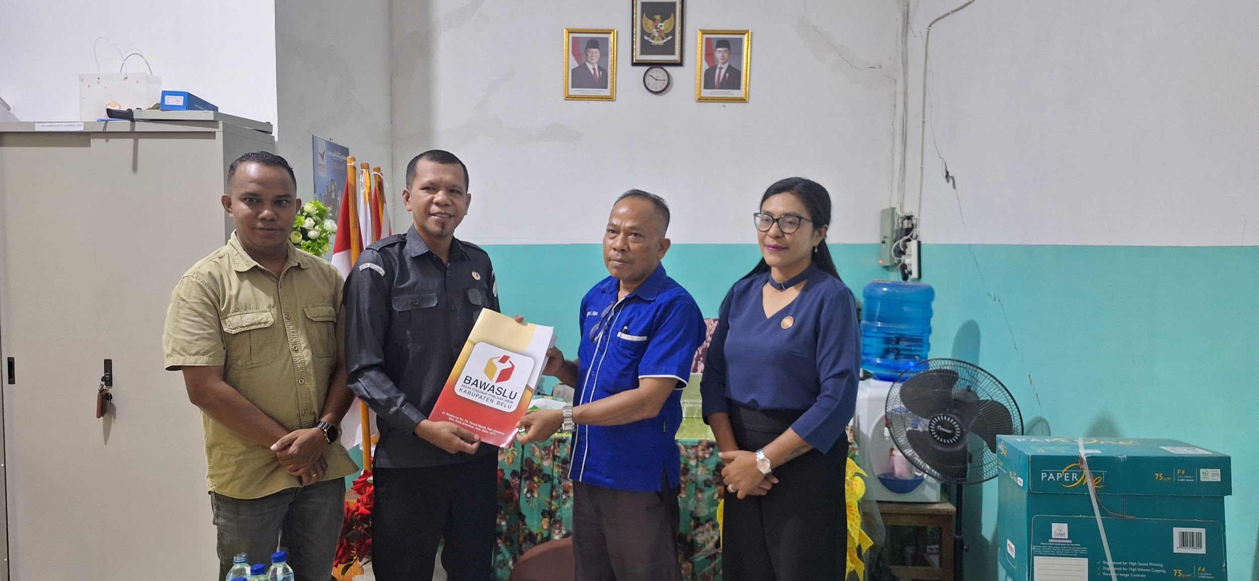Bangun Kesadaran Demokrasi Sejak Dini, Bawaslu Belu Teken MoU dengan SMAN 4 Atambua