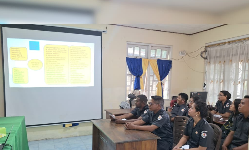 Bawaslu Belu Gelar Belajar Bersama Bawaslu edisi IV Bahas Organisasi dan Tata Kerja Sekretariat 