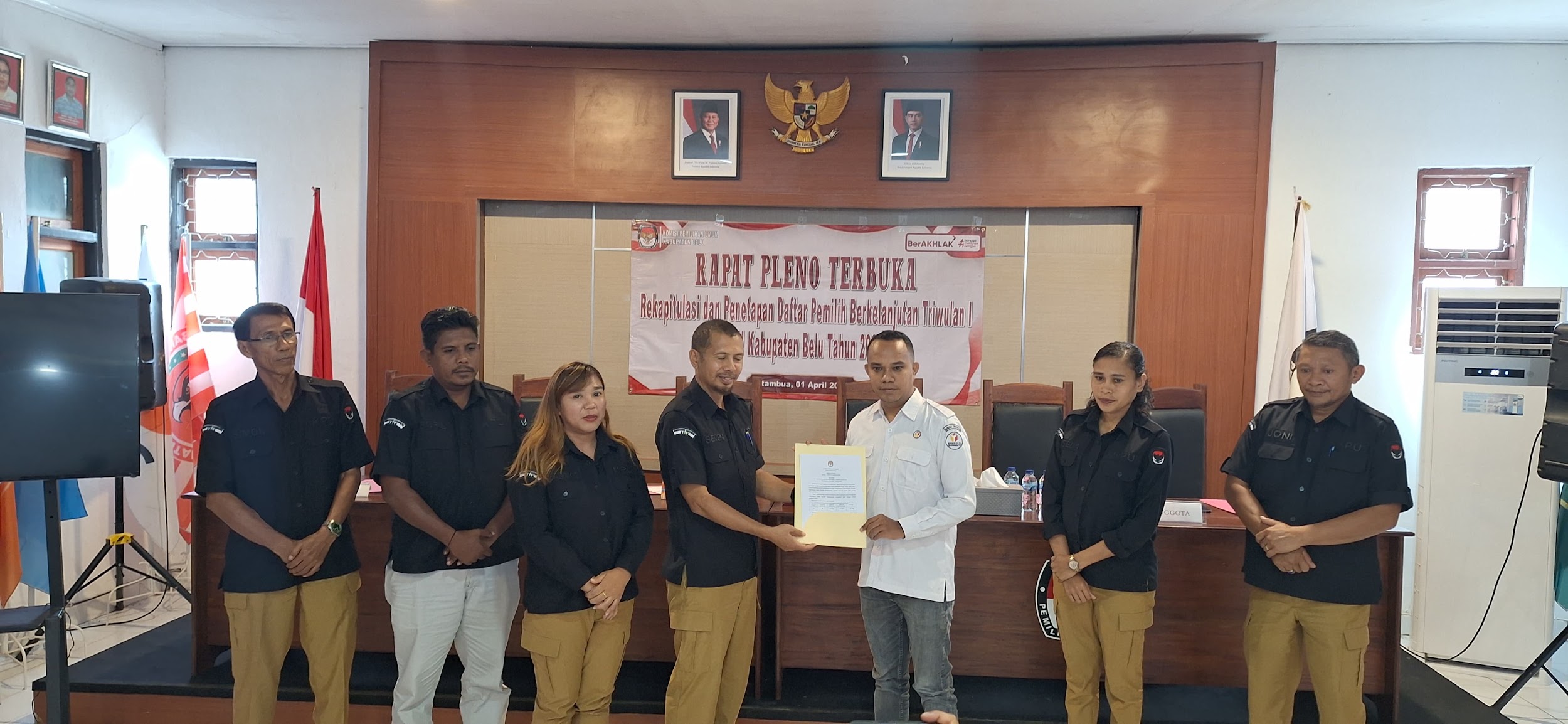 Bawaslu Belu Awasi Rapat Pleno DPB Triwulan I Tahun 2026, Kawal Akurasi Data Pemilih