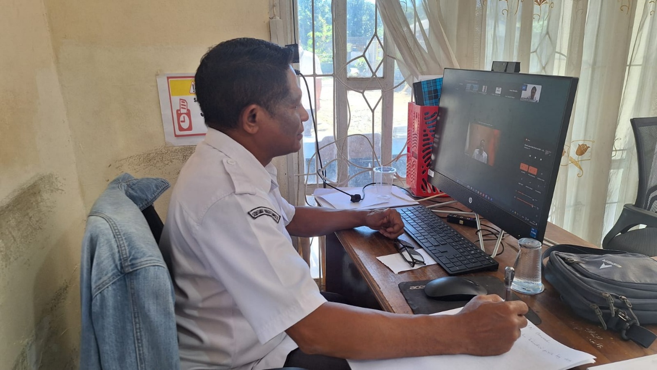 Bawaslu Belu Ikuti Monitoring Inventarisasi BMN Tahap