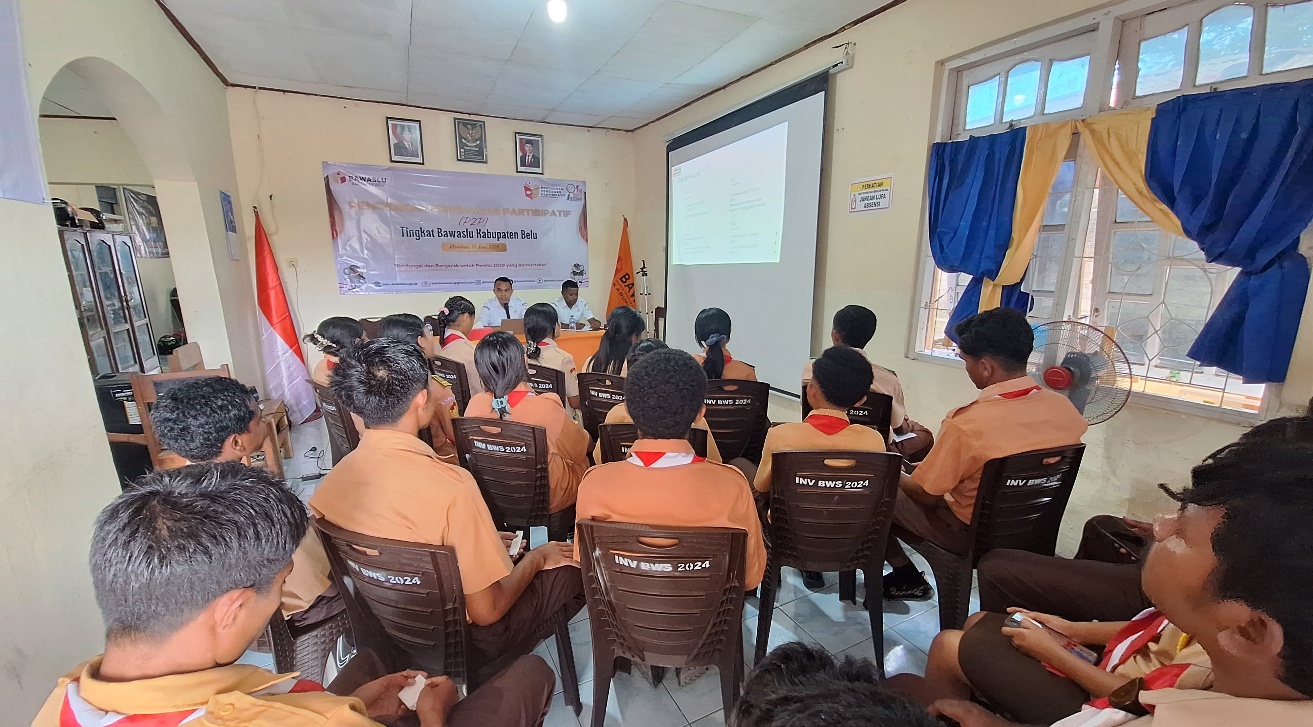 Bawaslu Kabupaten Belu Gelar Pendidikan Pengawasan Partisipatif bagi Pramuka Kwarcab Belu