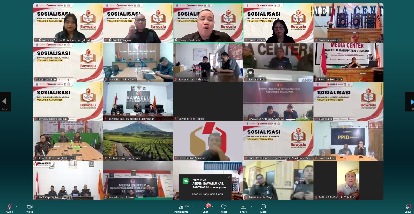 Bawaslu Belu Ikuti Bawaslu Membelajarkan Vol. 2 Tahun 2026