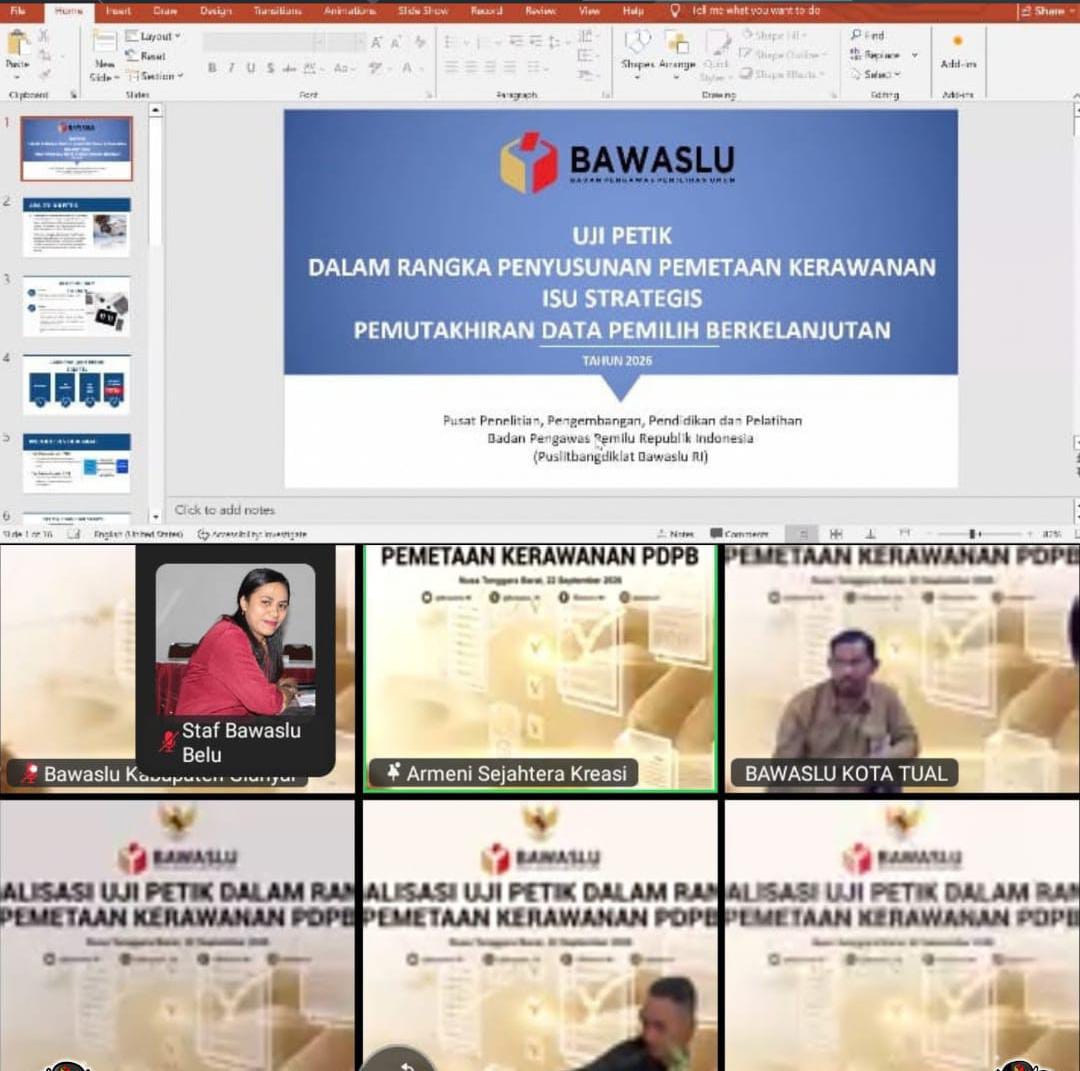 Bawaslu Belu Perkuat Pengawasan PDPB