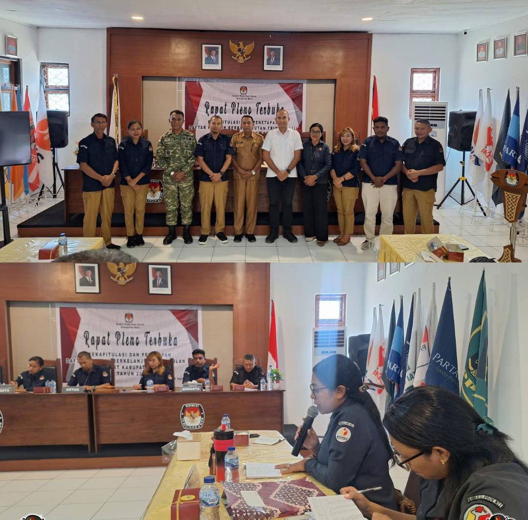 Bawaslu Belu Awasi Pleno Terbuka Rekapitulasi dan Penetapan DPB Triwulan III