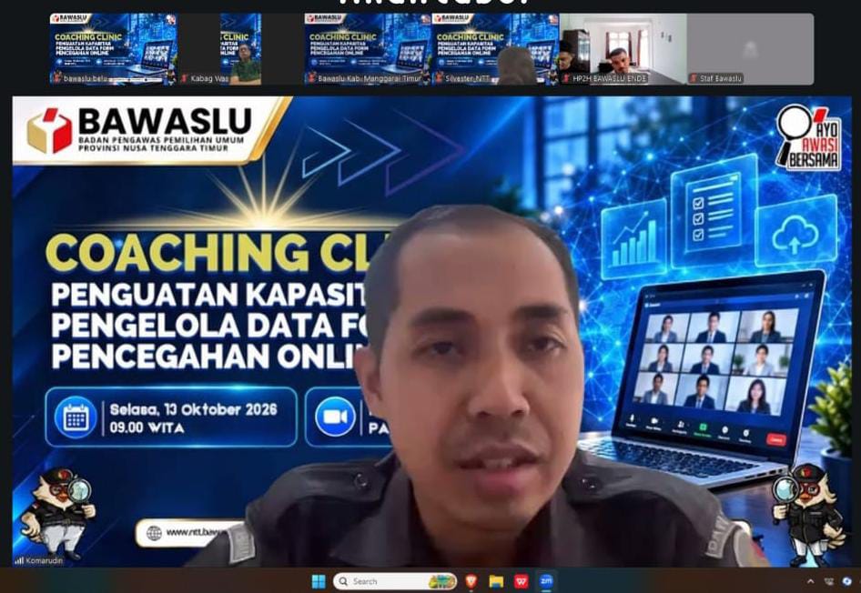 Bawaslu Belu Perkuat Kapasitas Admin Form Pencegahan Online