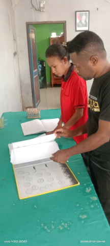 UJI PETIK DATA PEMILIH DI DESA LEOSAMA
