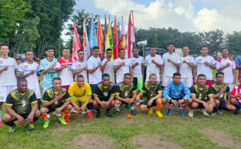 <strong>Meriahkan Kirab Pemilu Bawaslu dan KPU Belu </strong><strong>Gelar Pertandingan Persahabatan</strong>
