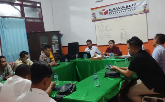 Tingkatkan Sinergitas Antar Unsur GAKKUMDU,  Bawaslu Belu Gelar Rapat Bersama