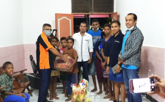 Aksi Sosial Bawaslu Belu Jelang HUT Bawaslu Ke-12