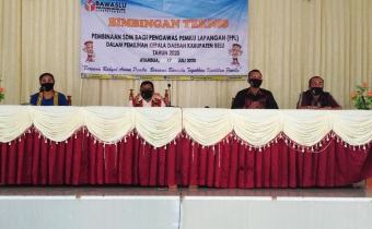 Saat Coklit : Bawaslu Belu Gelar Bimtek bagi PKD