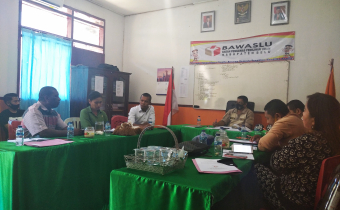 Siap Hadapi Pendaftaran Calon di Belu, Bawaslu- KPU Rakor Bersama