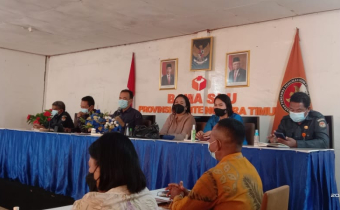 Bawaslu Belu Hadiri Kegiatan Sosialisasi Perbawaslu Nomor 15 Tahun 2020