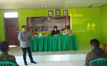Hadiri Sosialisasi Partisipasi Pemilu di Nanaet Duabesi, Ketua Bawaslu Belu : â€œYang Berdaulat Adalah Rakyatâ€