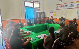 Menghadapi Pemilu 2024 Bawaslu Belu Lakukan Evaluasi Kajian Penanganan Pelanggaran
