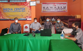Bawaslu Kabupaten Mengikuti Zoom Meeting Terkait Pembentukan Unit BDP