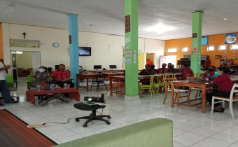 Bawaslu Belu Visitasi ke Kantor Dinas Perpustakaan dan Kearsipan Kabupaten Belu
