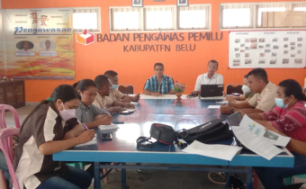 Bawaslu Belu Isi LKIK SOP AP Penanganan Pelanggaran Pemilu
