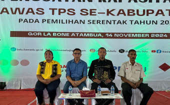 Jelang Masa Tenang dan Pemungutan Suara Pilkada Serentak 2024, Bawaslu Belu Gelar Penguatan Kapasitas Pengawas TPS Se-Kabupaten Belu