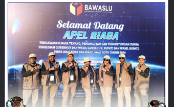 Usai Ikut Konsolnas, Ketua dan Anggota Bawaslu Belu Ikuti Apel Siaga Pengawasan Masa Tenang di Monas Dipimpin Wapres RI