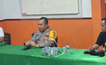 Kapolres Belu Pantau Langsung Masa Tenang di Kantor Bawaslu Belu