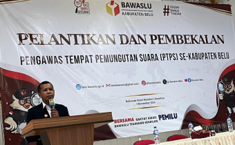 374 Anggota PTPS untuk Pilkada Belu Resmi Dilantik Hari Ini
