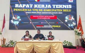Bawaslu Belu Gelar Rakernis Pengawasan TPS di Se-Kabupaten Belu
