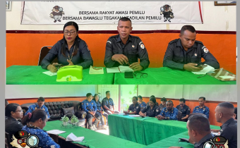 Bawaslu Kabupaten Belu Gelar Rapat Rutin Mingguan